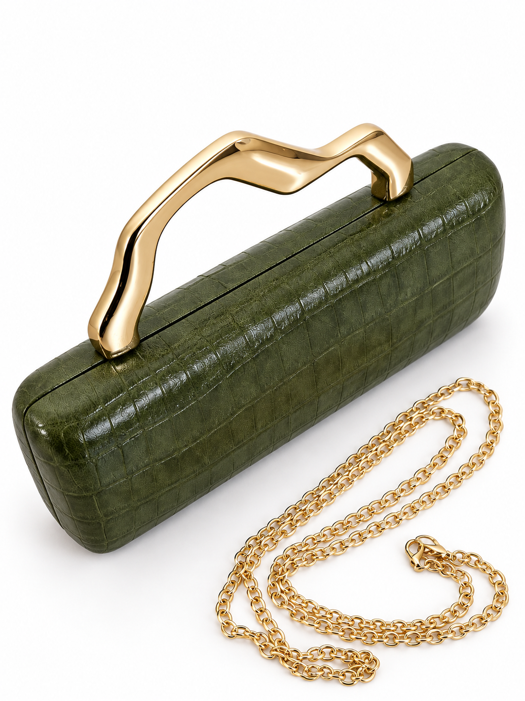 Borsa rigida in eco pelle “New York”