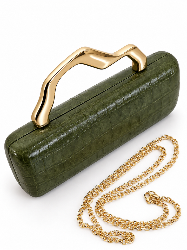 Borsa rigida in eco pelle “New York”