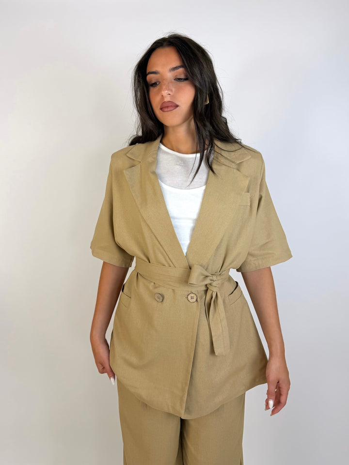 Tailleur lino “Graduate”