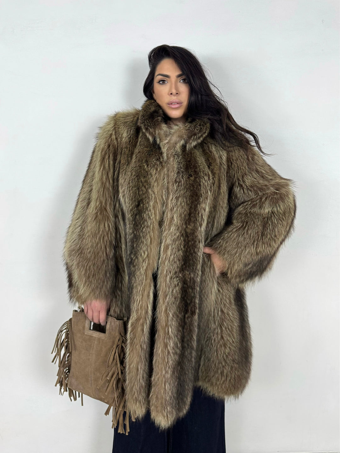 Pelliccia in marmotta Vintage 57