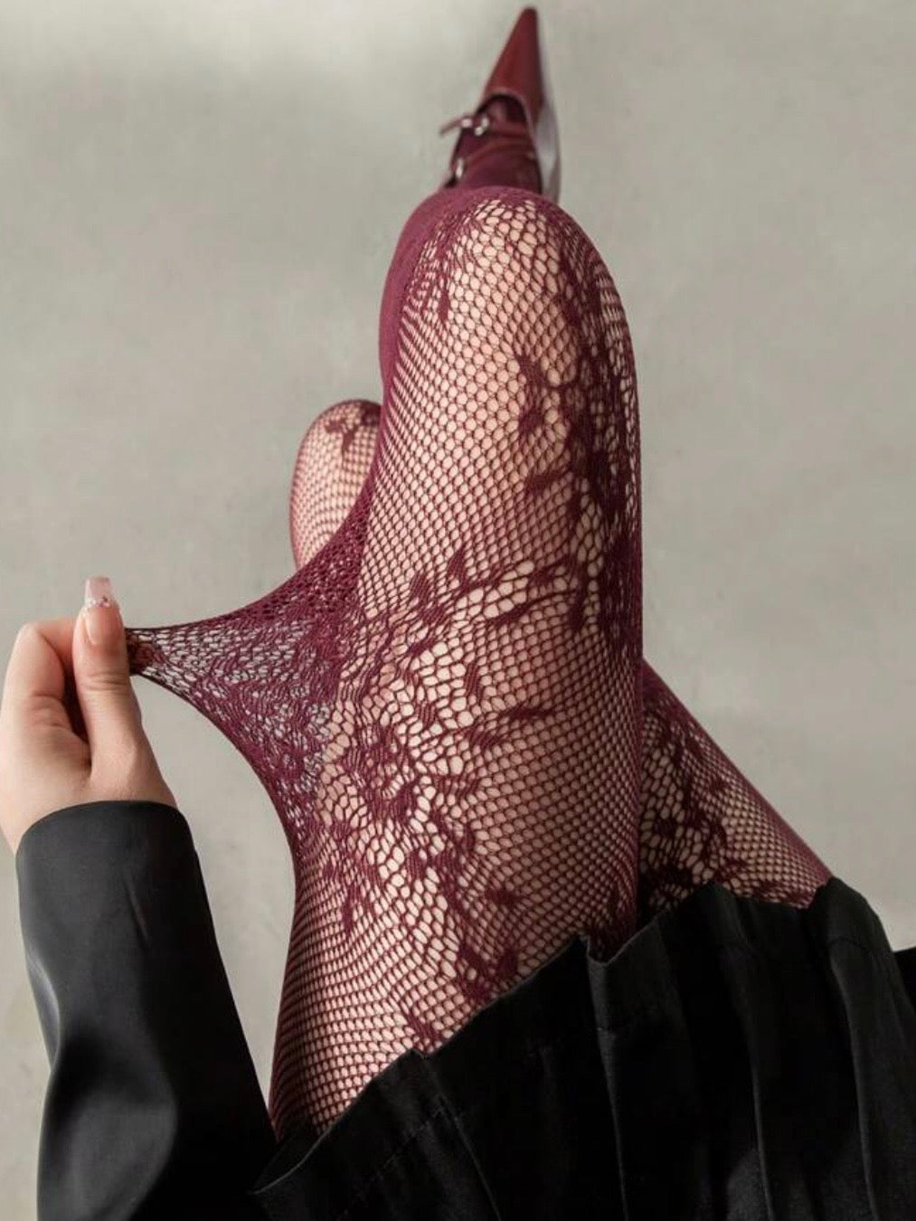 Calze in pizzo “Carol”