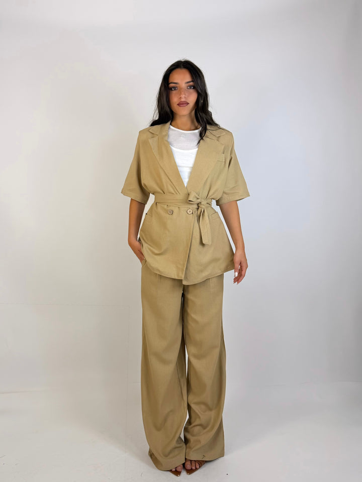 Tailleur lino “Graduate”