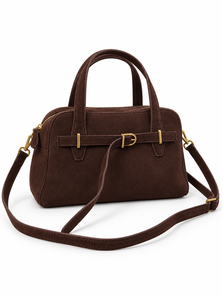Borsa effetto scamosciato “Brooklyn”