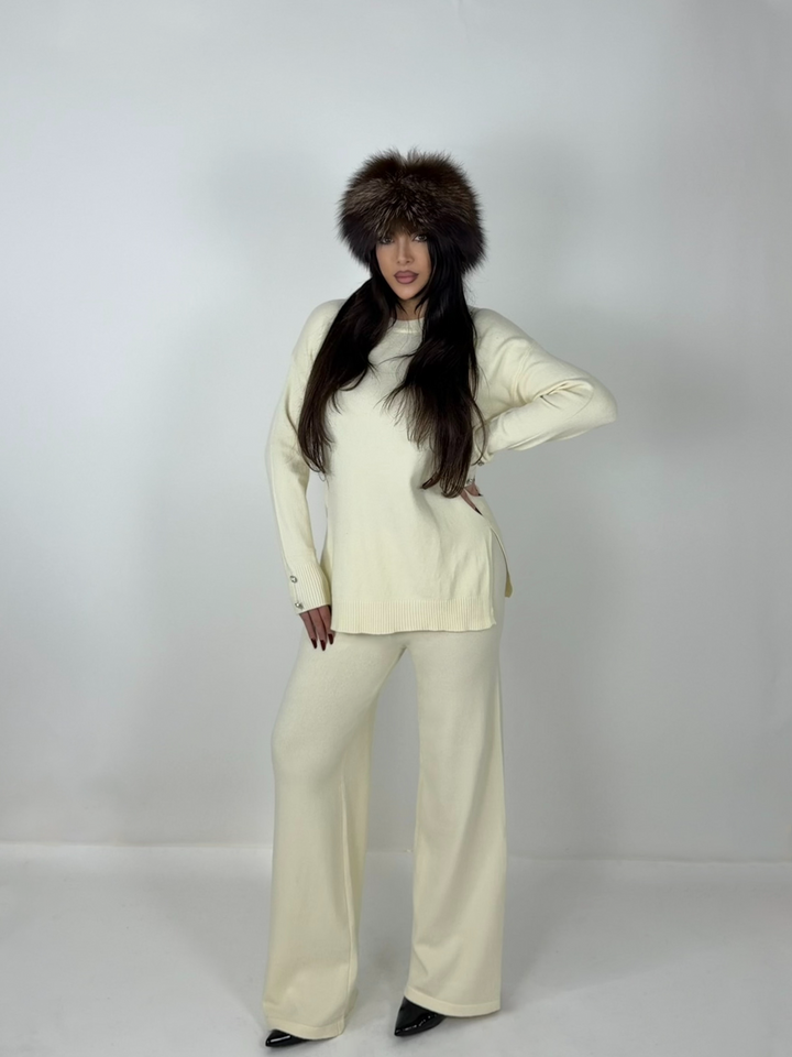 Coordinato in lana “Diamond”