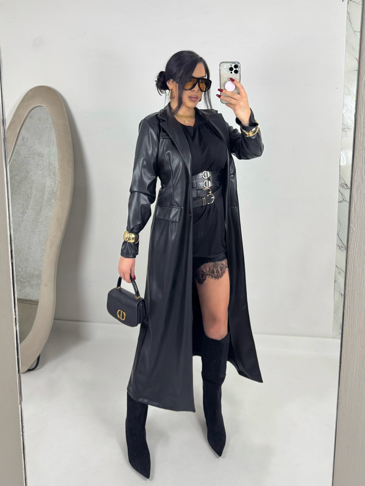 Trench in eco pelle “Ilary”