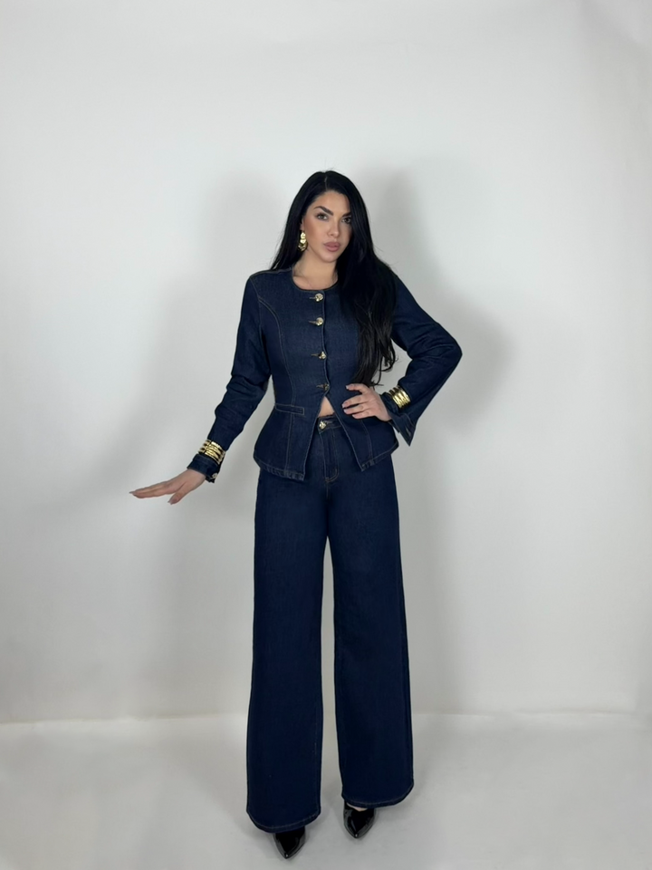 Coordinato in jeans “Privé”