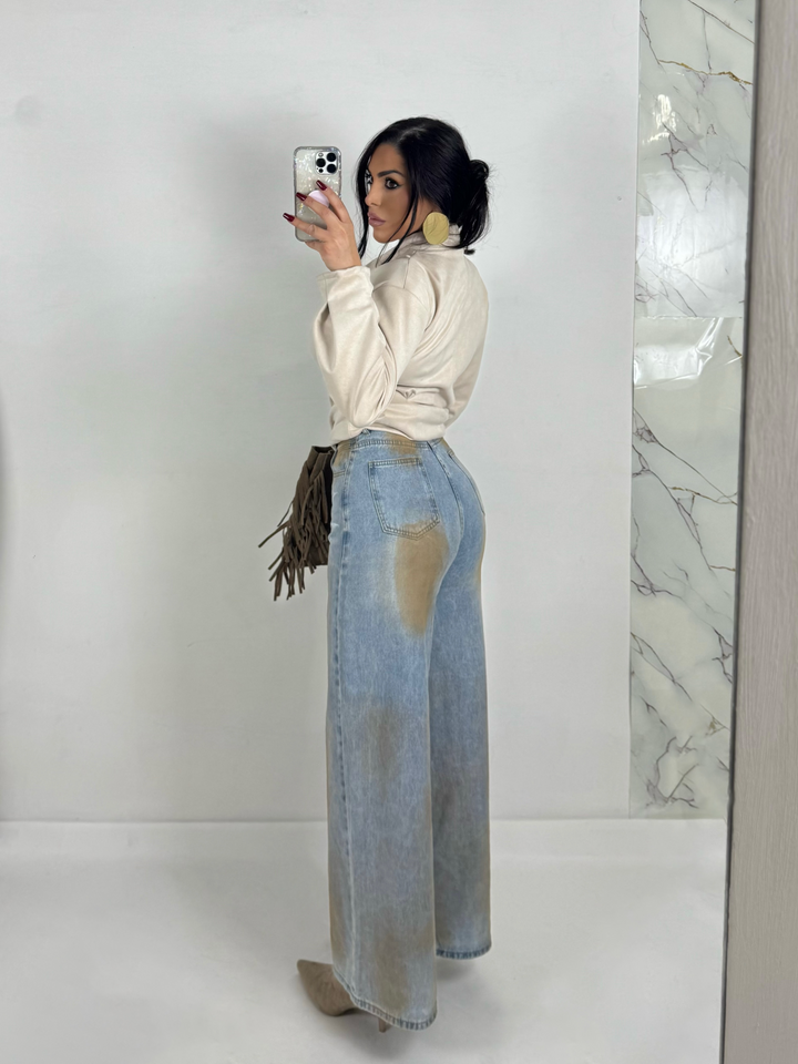 Jeans wide leg “Antea”