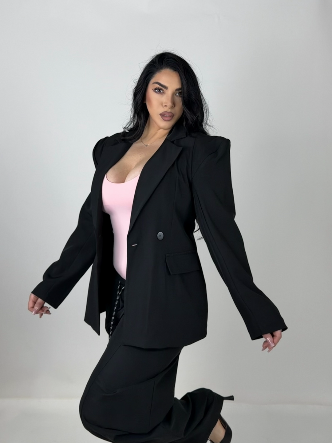 Giacca con spallina strutturata “Harmonie"