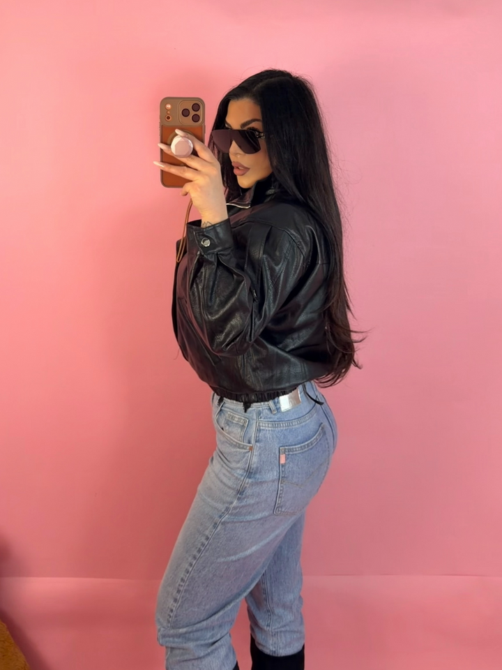 Giubbotto in eco pelle “Energy”