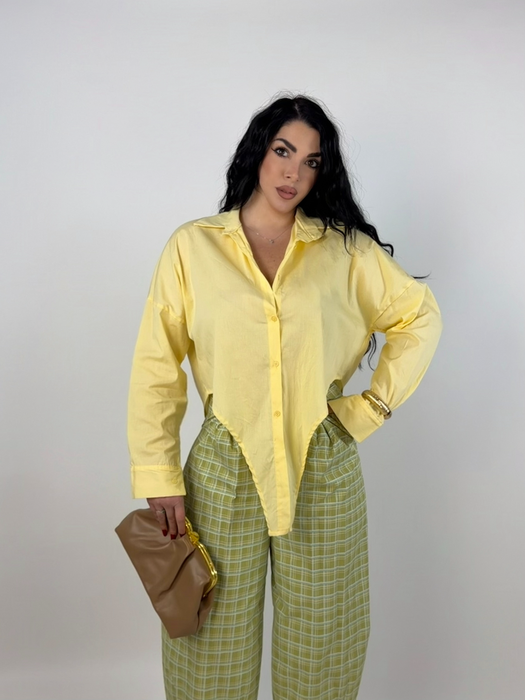 Camicia asimmetrica “Alma”