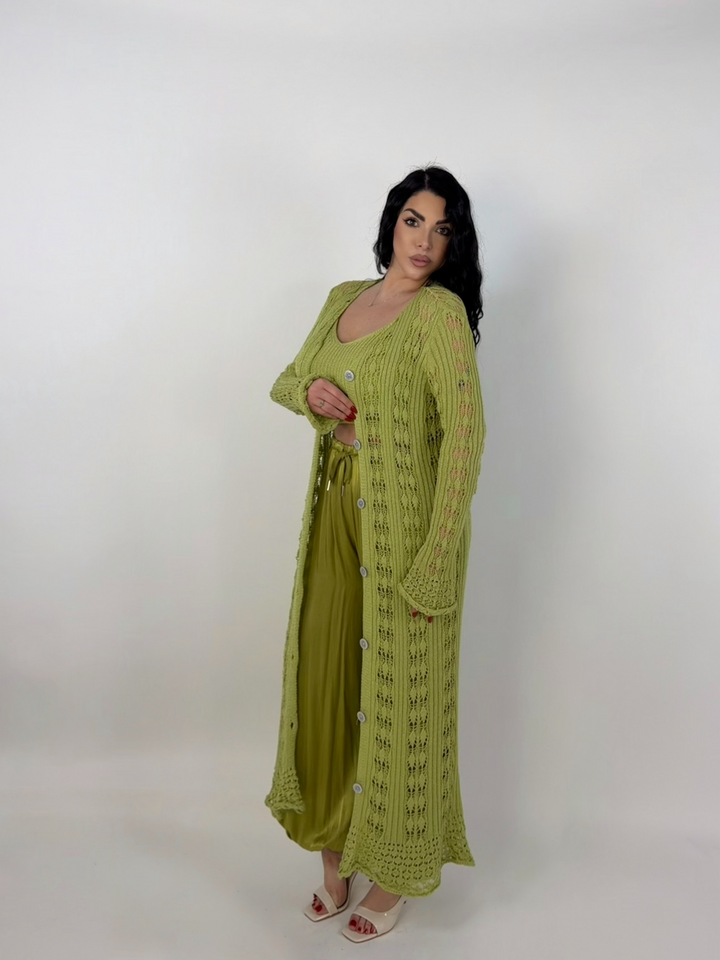 Cardigan in filo “Ritual”