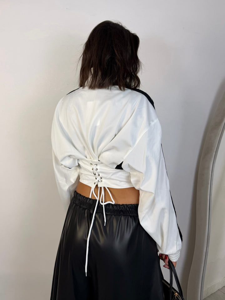Felpa crop “Addes”