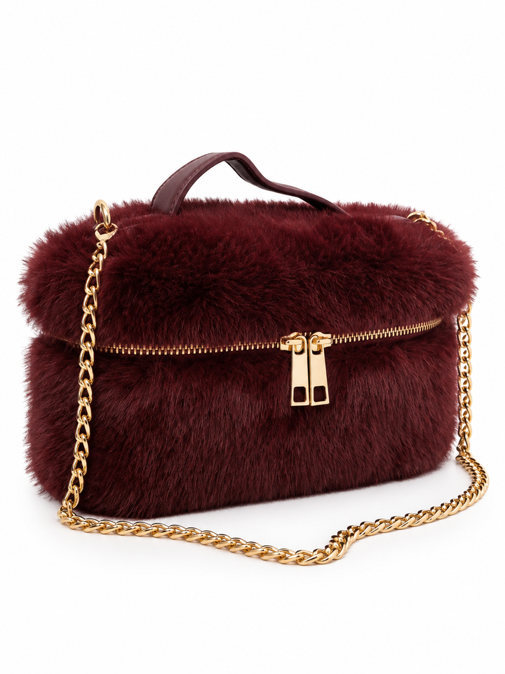 Borsa in eco pelliccia