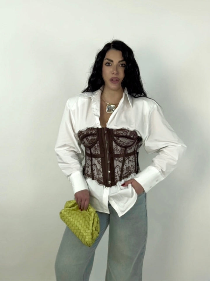 Corpetto in pizzo “Ivonne”