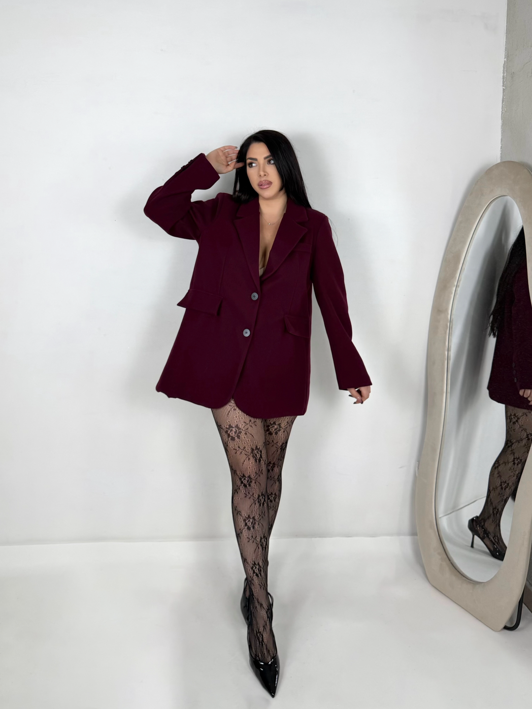 Giacca in panno “Classy”