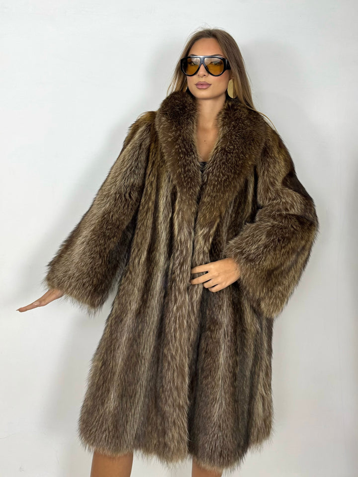 Pelliccia in marmotta Vintage 75