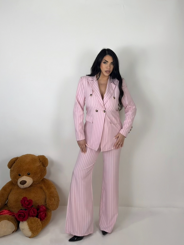 Tailleur gessato "Dorotea"