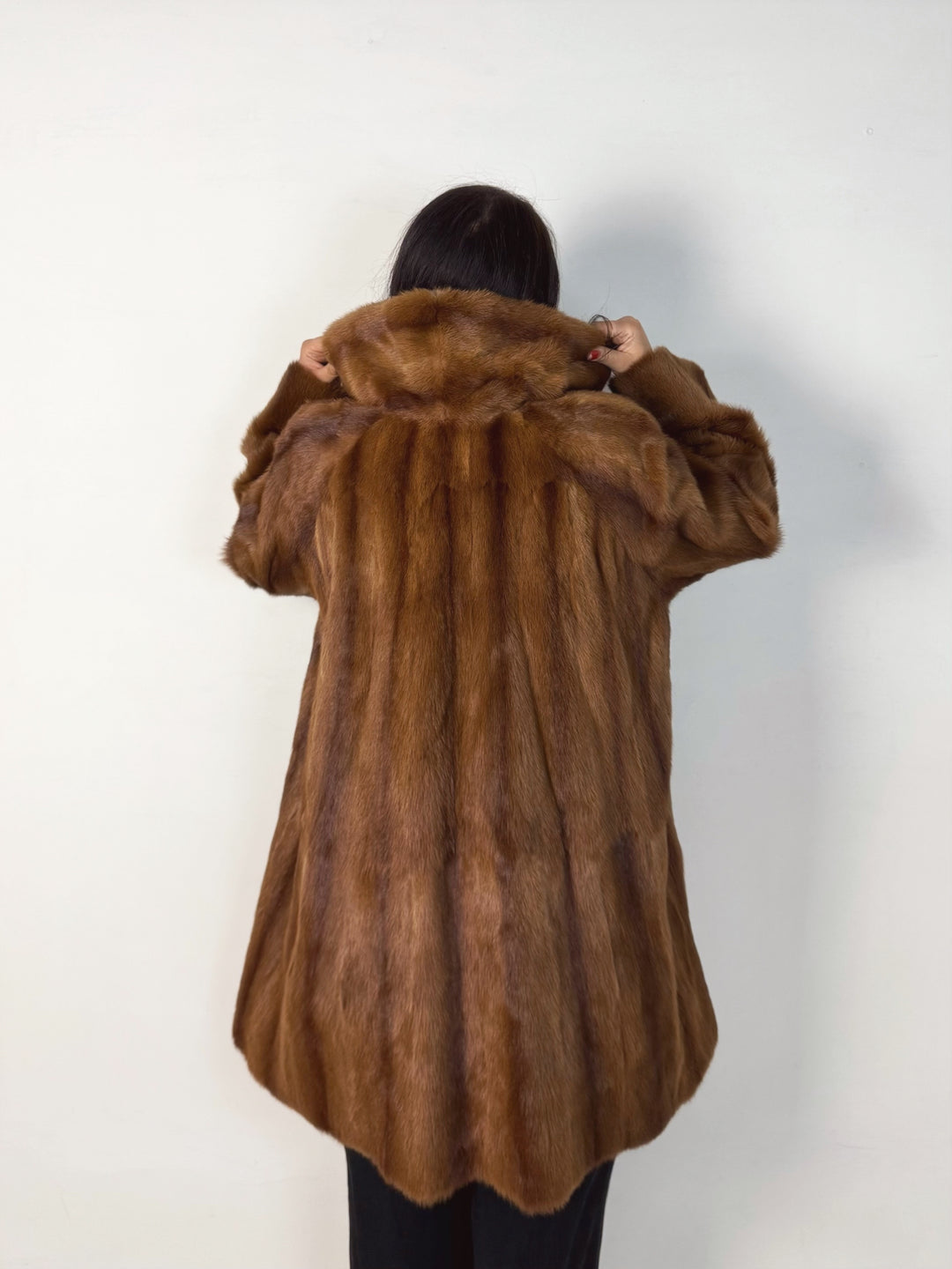 Pelliccia in visone double-face Vintage 37