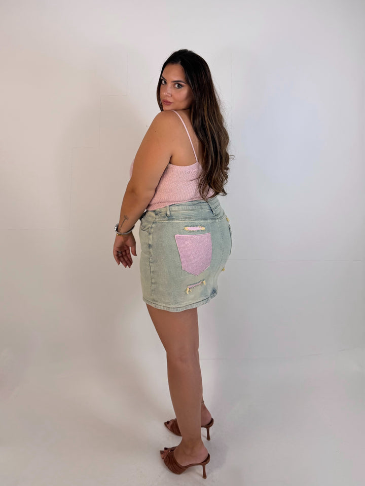 Panta gonna in jeans “Candy”