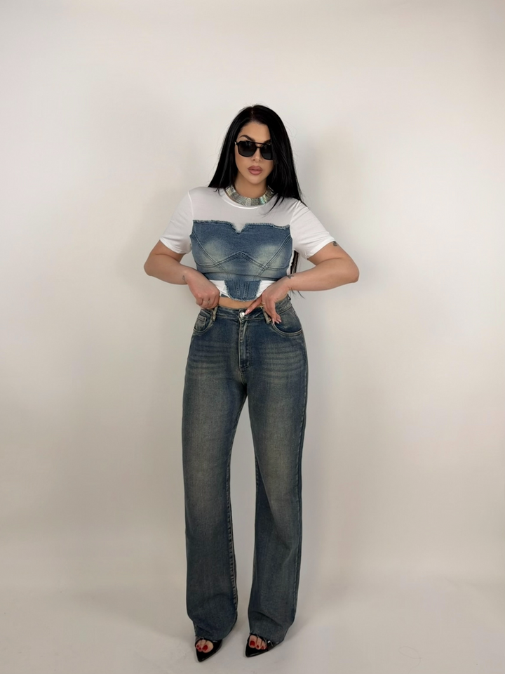 Jeans sabbiato“Saint”