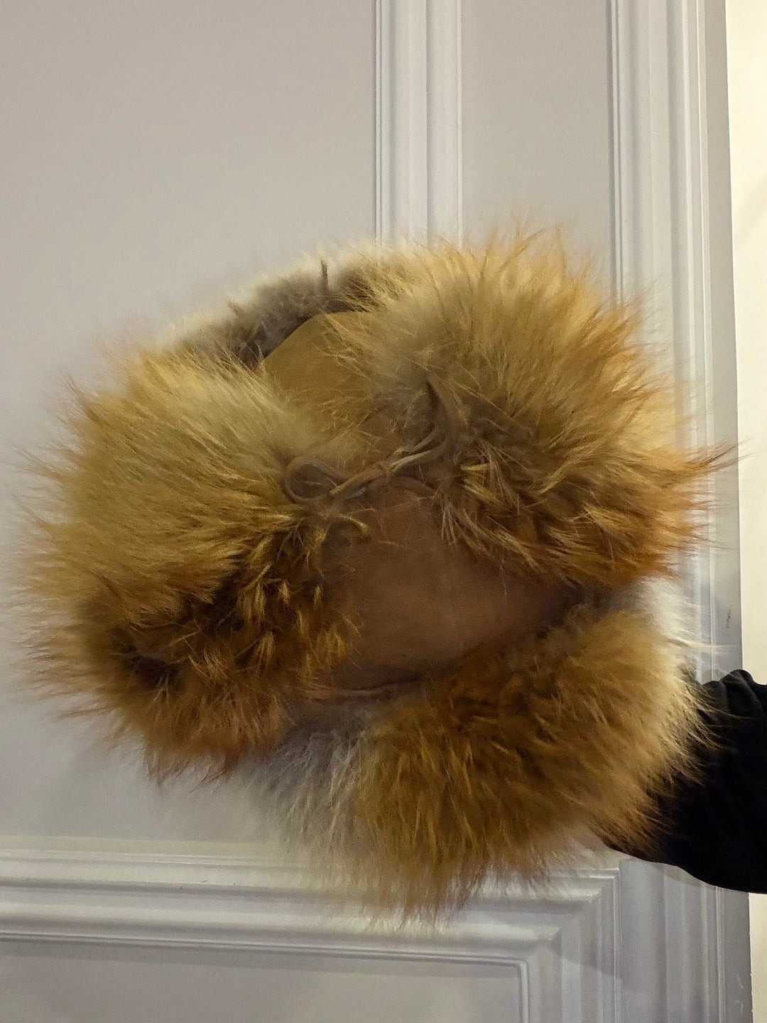 Colbacco in vera pelliccia di volpe vintage 06