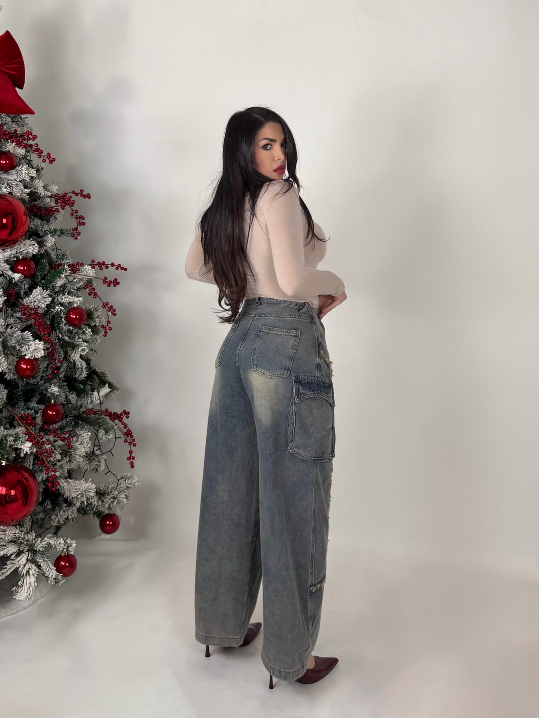 Jeans wide leg “Induatrial”