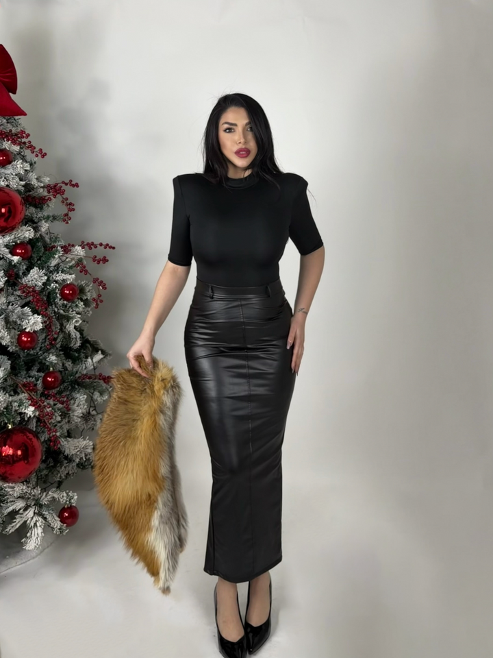 Gonna in eco pelle “Enigma”