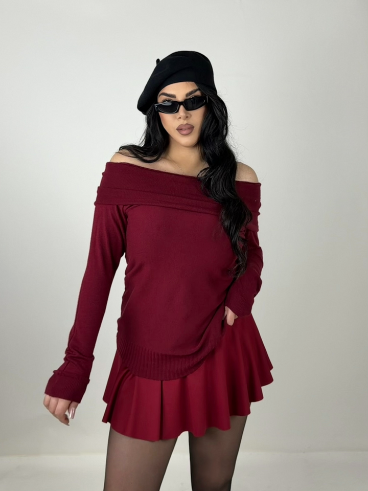 Maglione con scollo a barca “Jennifer”