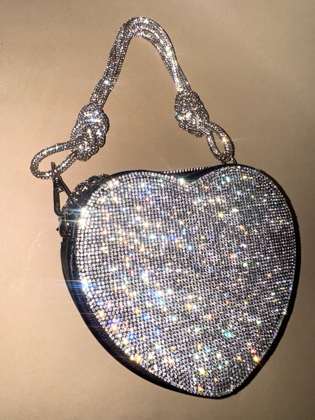 Borsa con cristalli “Cuore”