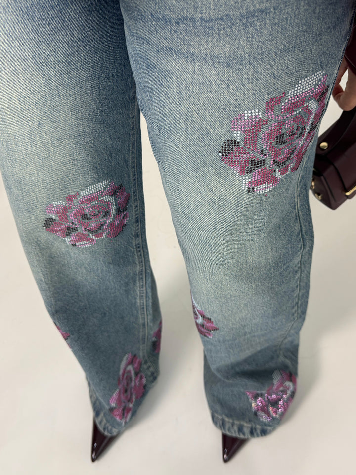 Jeans wide leg “Icona”
