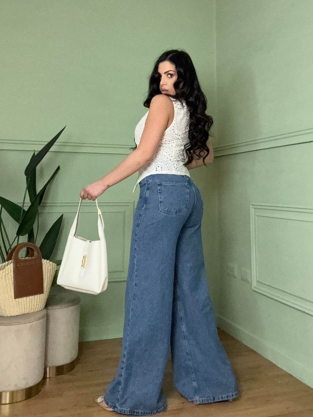 Jeans a palazzo “Desire”