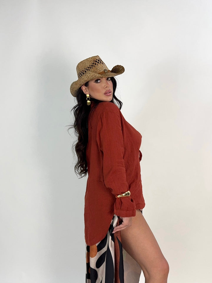 Camicia 100% lino “Yuma”