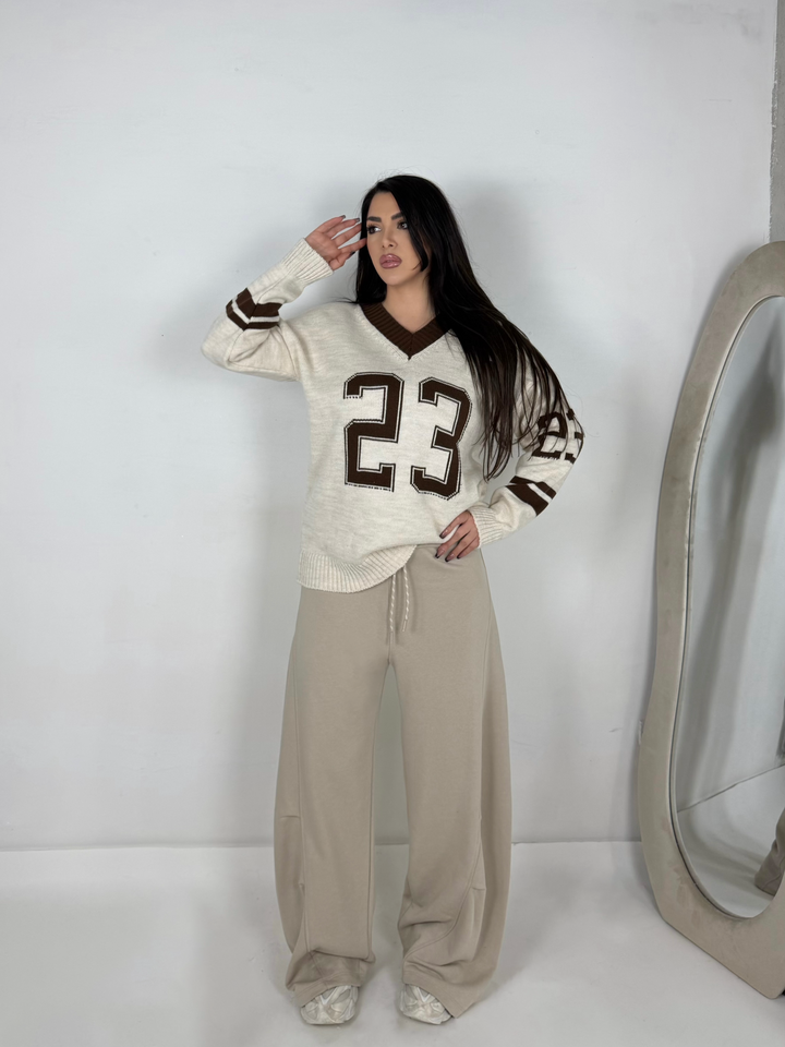 Maglione oversize “College”