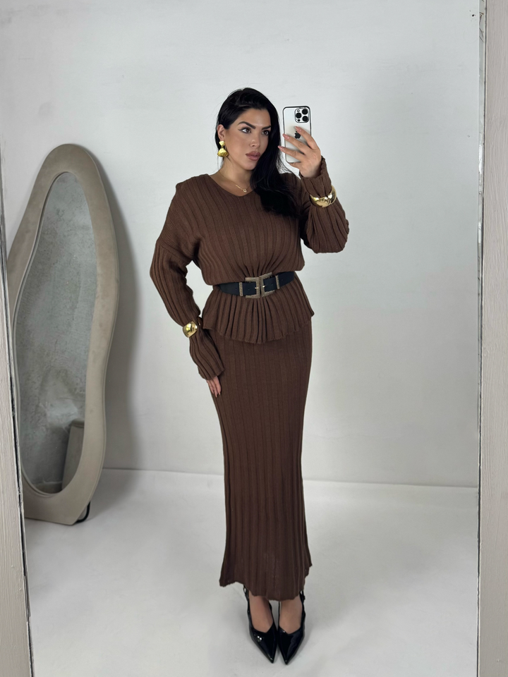 Coordinato in lana “Claire”