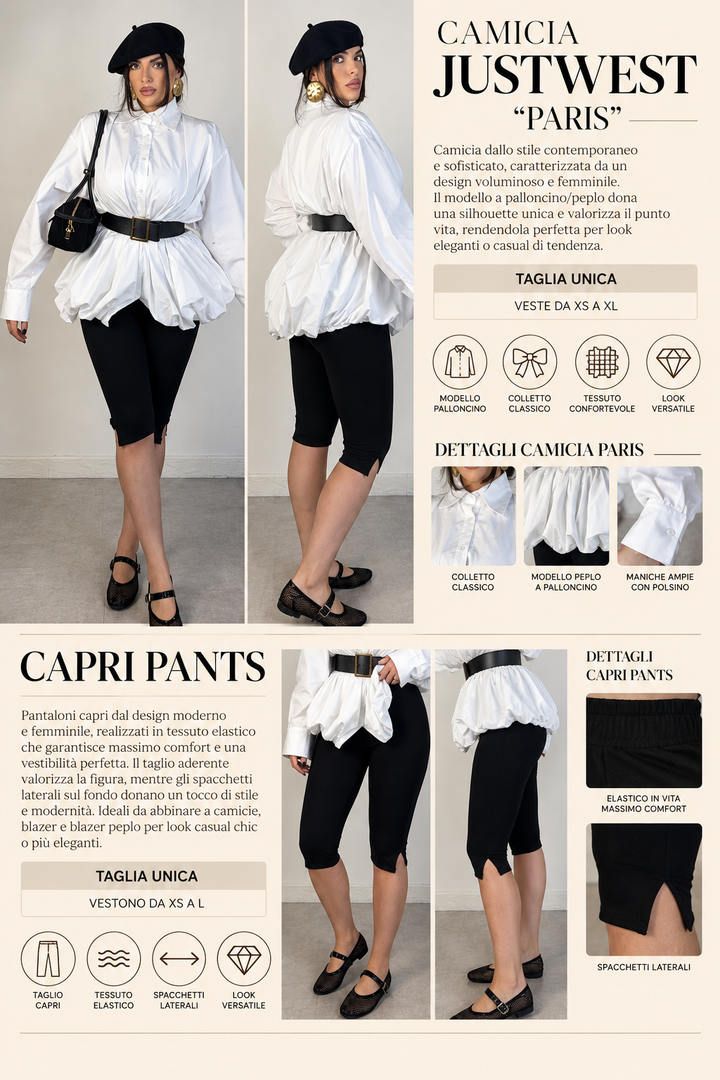 Capri pants “Paris”