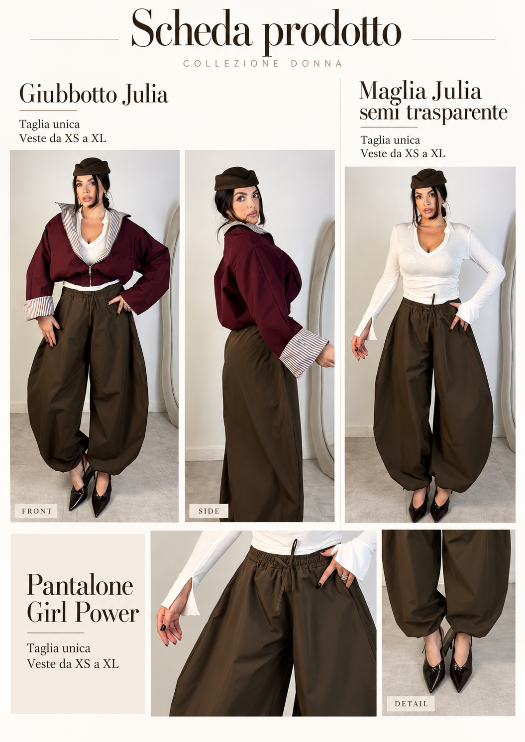 Pantaloni balloon “Girl Power”