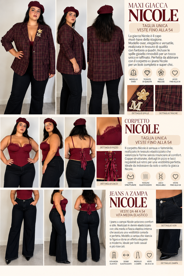 Maxi giacca “Nicole”