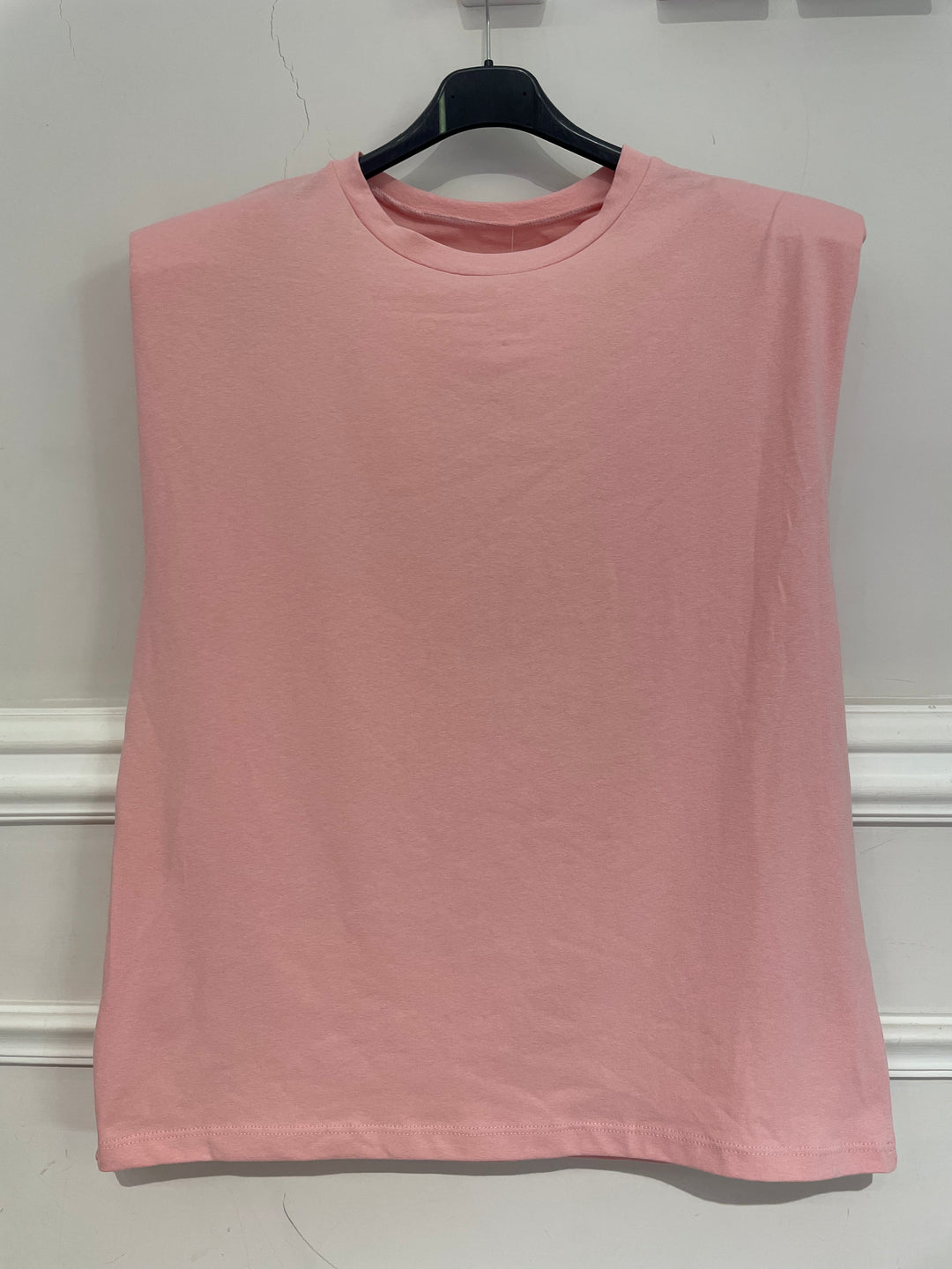 T shirt in cotone con spalline “Ginevra”