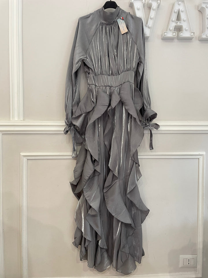 Abito “Satin Rouches”