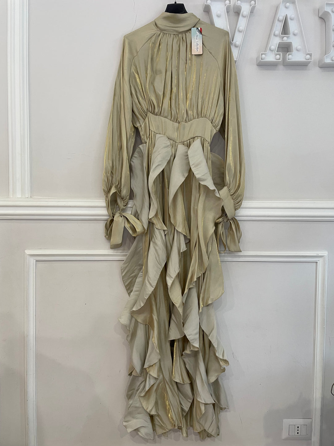 Abito “Satin Rouches”