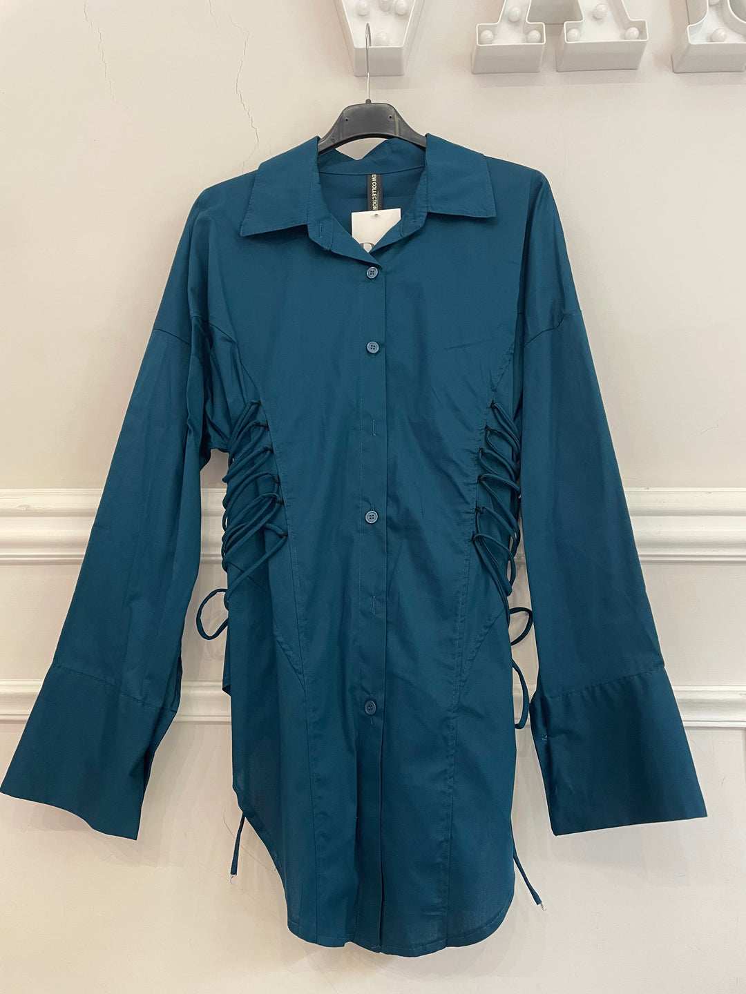 Camicia con lacci “Britney”