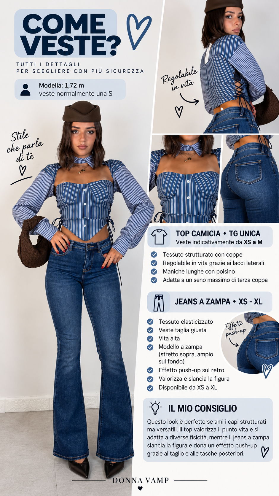 Jeans a zampa “Paoly”