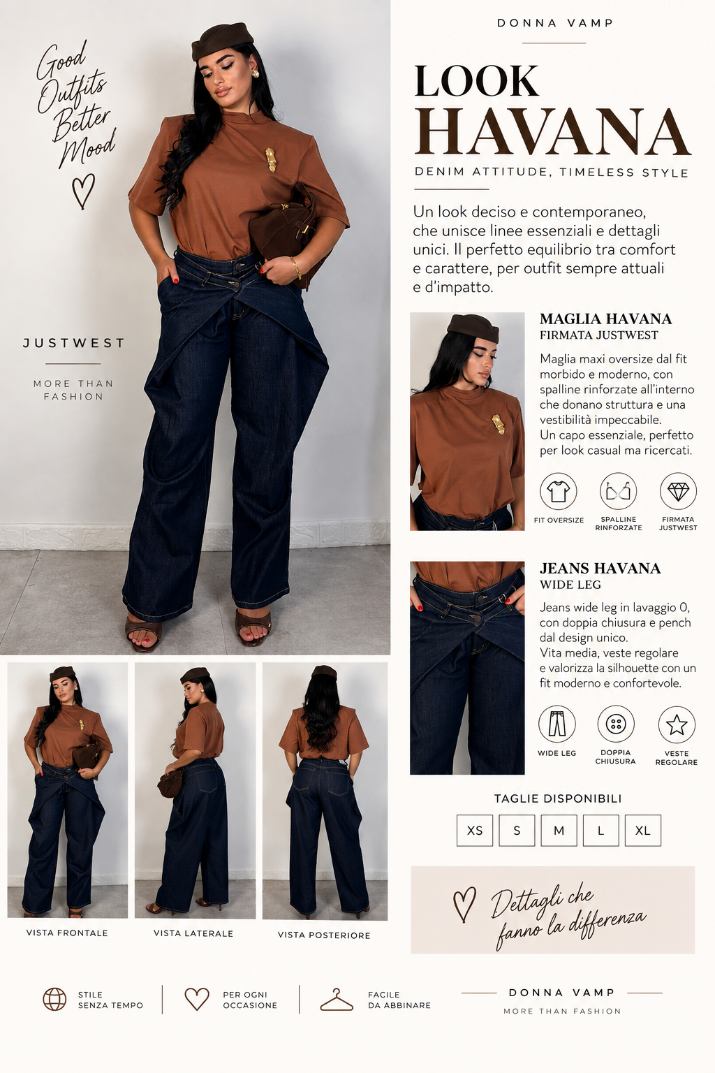 Maxi maglia Just West “Havana”