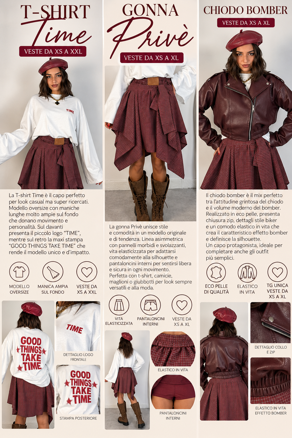Maxi maglia “Time”