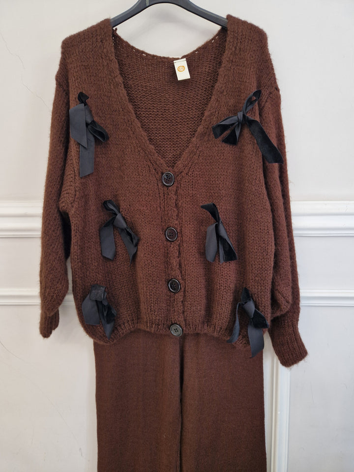 Coordinato in lana “Fiocco”