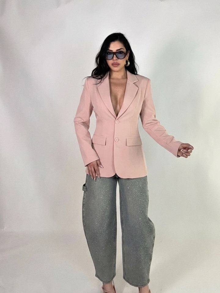Giacca con scollo dietro “Greta”