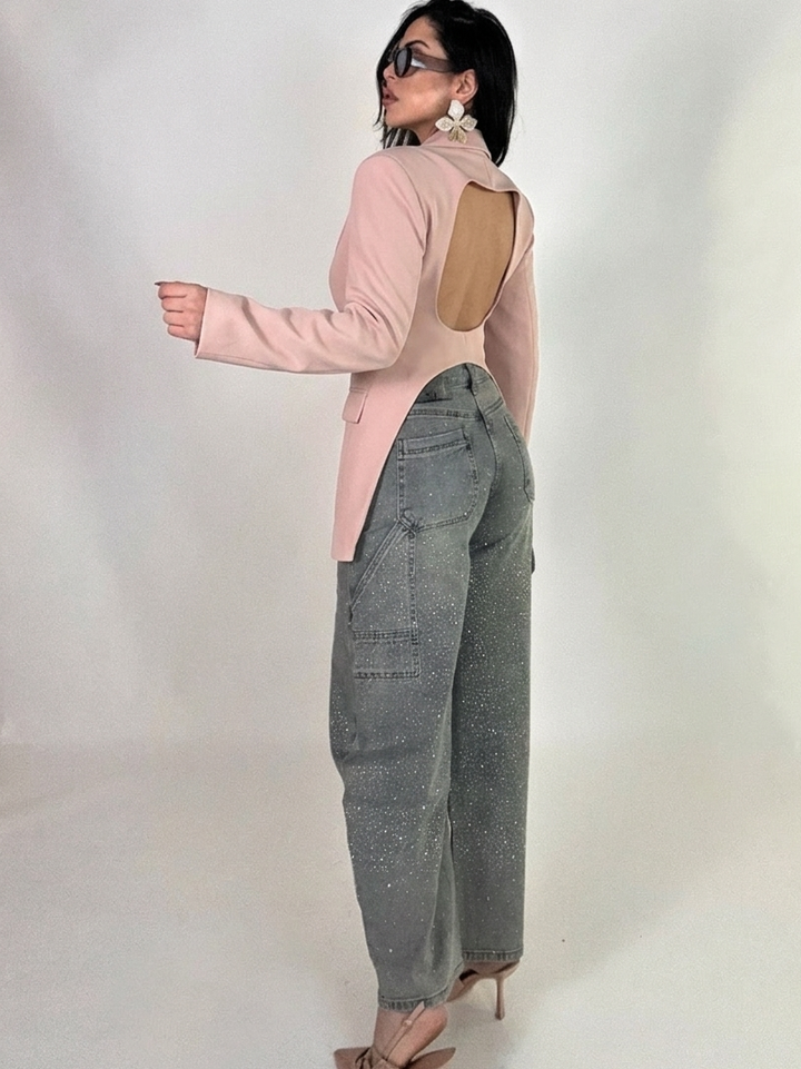 Giacca con scollo dietro “Greta”
